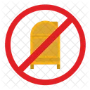 Cancel Street Stand Icon