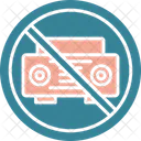 Projector Not Allowed Forbidden Icon