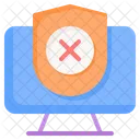 No Protection Security Icon
