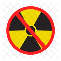 No radiation symbol  Icon