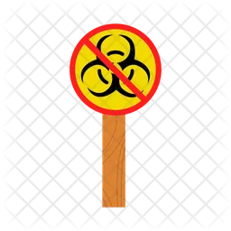 No radiation symbol  Icon