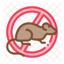 Rat Sign Against Icon