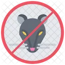 No Rat Rat Sign Icon