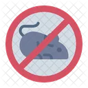 No Rat No Rodent Pest Free Icon