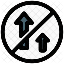 No rebasar  Icono