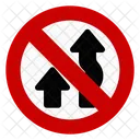 Plano Senal De Trafico Icono Icono