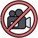 No Recording No Video Recording Block Recording Icon