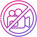 No Recording No Video Recording Block Recording Icon