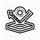 No reflectante  Icono