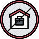 No Remote Work No Work From Home Remote Work Not Allowed Icon