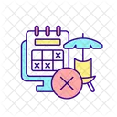 Vacation Accrue Zero Hour Icon