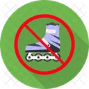 No Roller Skates Ban Forbidden Icon