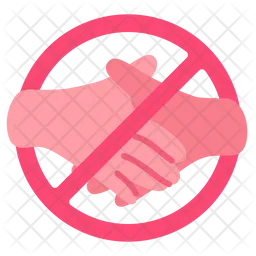 No shake Hand  Icon