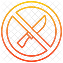 No Sharp Weapons Forbidden Prohibition Icon