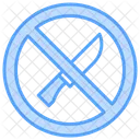 No Sharp Weapons Forbidden Prohibition Icon