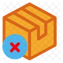 No Shipping Box Icon