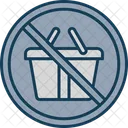 No Shopping Forbidden Prohibition Icon