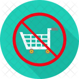 No shopping  Icon