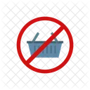 No Shopping Forbidden Prohibition Icon