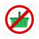 No Shopping Forbidden Prohibition Icon