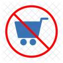 Shopping Cart Ban Icon