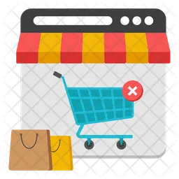 No shopping  Icon