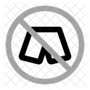 No Shorts Warning Prohibition Icon