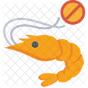 Warning Seafood Shrimp Icon