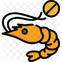 Warning Seafood Shrimp Icon