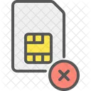 No Sim Card Sim Card Connection Icon