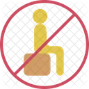 No Sitting  Icon