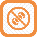 No Skateboard Symbol Sign Icon