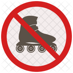 No skating Icon