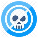 No Skull No Danger Skull Ban Icône