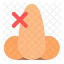 No Smell Smell Nose Icon
