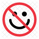 No Smile Prohibition Forbidden Icon