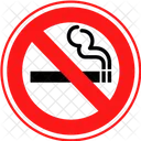 No Smocking Ban Prohibited Icon