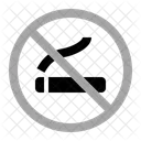 No Smoke Warning Prohibition Icon