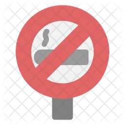 No Smoke Sign  Icon