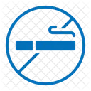 No Smoking Warning Sign Signaling Icon
