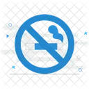 No Smoking Prohibited Smoke Free Icon