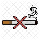 No Smoking No Cigarette Smoking Is Prohibited Icon