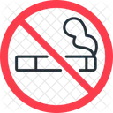 No Smoking Prohibited Ban Icon