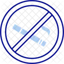 No Smoking Prohibition Nonsmoking Icon