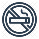 No Smoking Lung Health Prevention Icon