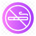 No Smoking Warning Sign Signaling Icon
