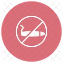 No Smoking Smoking Block Icon