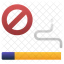No Smoking No Cigarette Cigarette Restriction Icon