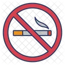 No Smoking Warming Prohibition Icon