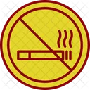 No Smoking Cancer Cigarette Icon